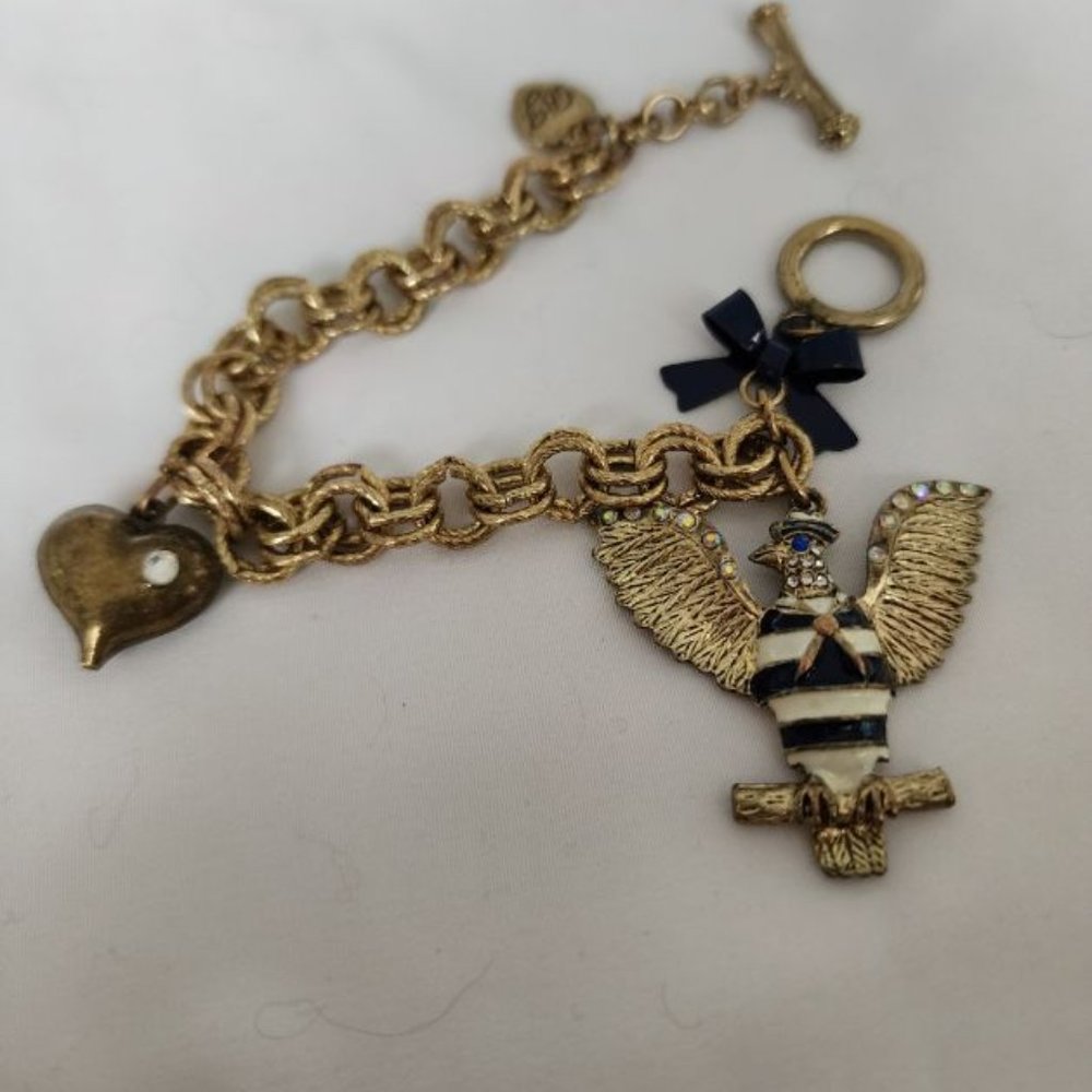 BETSEY JOHNSON EAGLE SAILOR BRACELET